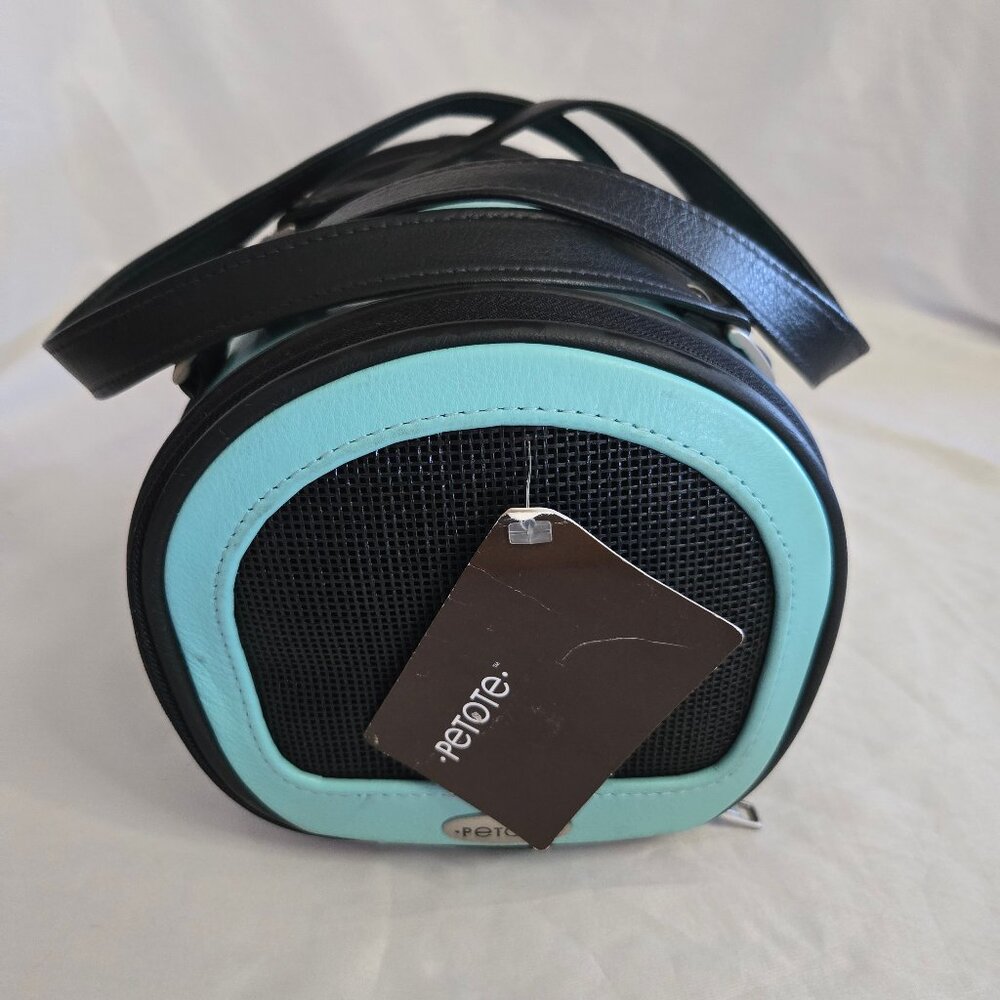 NWT Petote Aqua Blue ' Madison ' Pet Carrier 10.5 x 7'' x 6.5'' USA Made